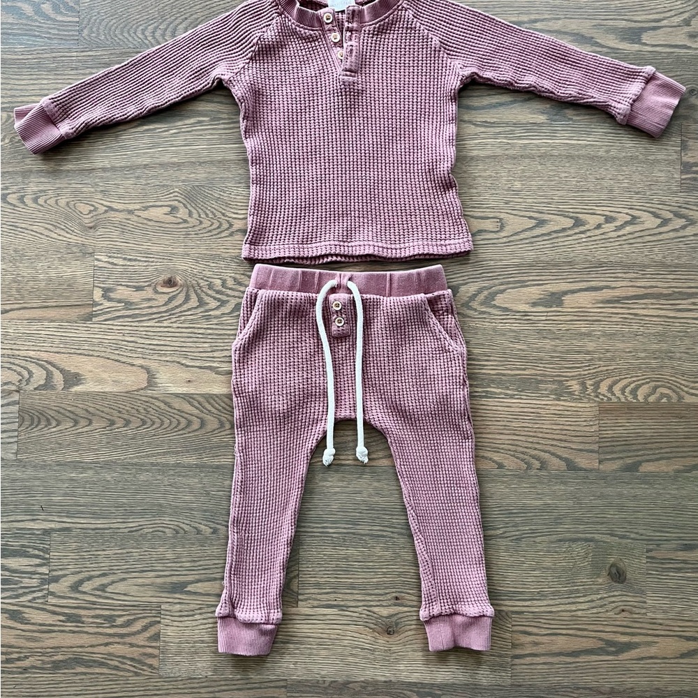 Jamie Kay Waffle Knit Set